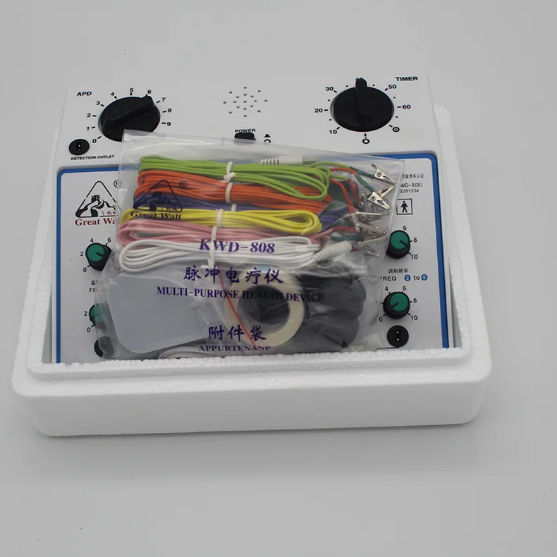 Medidor terapêutico de impulso estimulador de acupuntura de marca Great Wall de alta qualidade KWD-808I