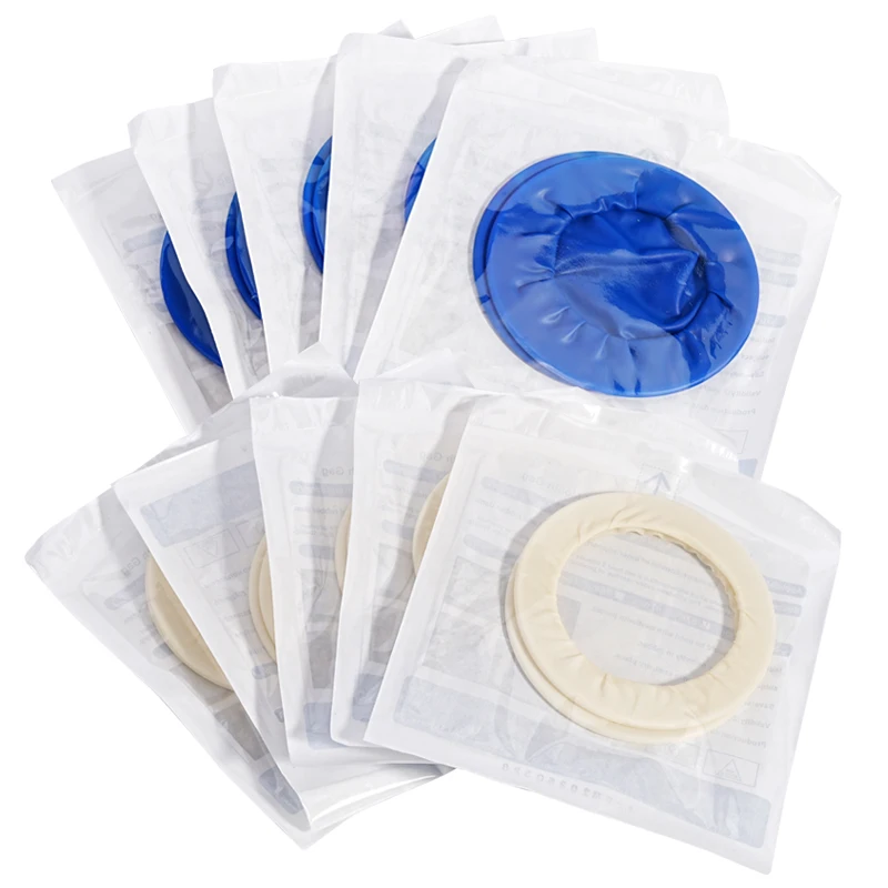 5pcs Dental Rubber Mouth Opener O Shape Oral Cheek Expanders Sterile Retractor Rubber Dam Mouth Opener