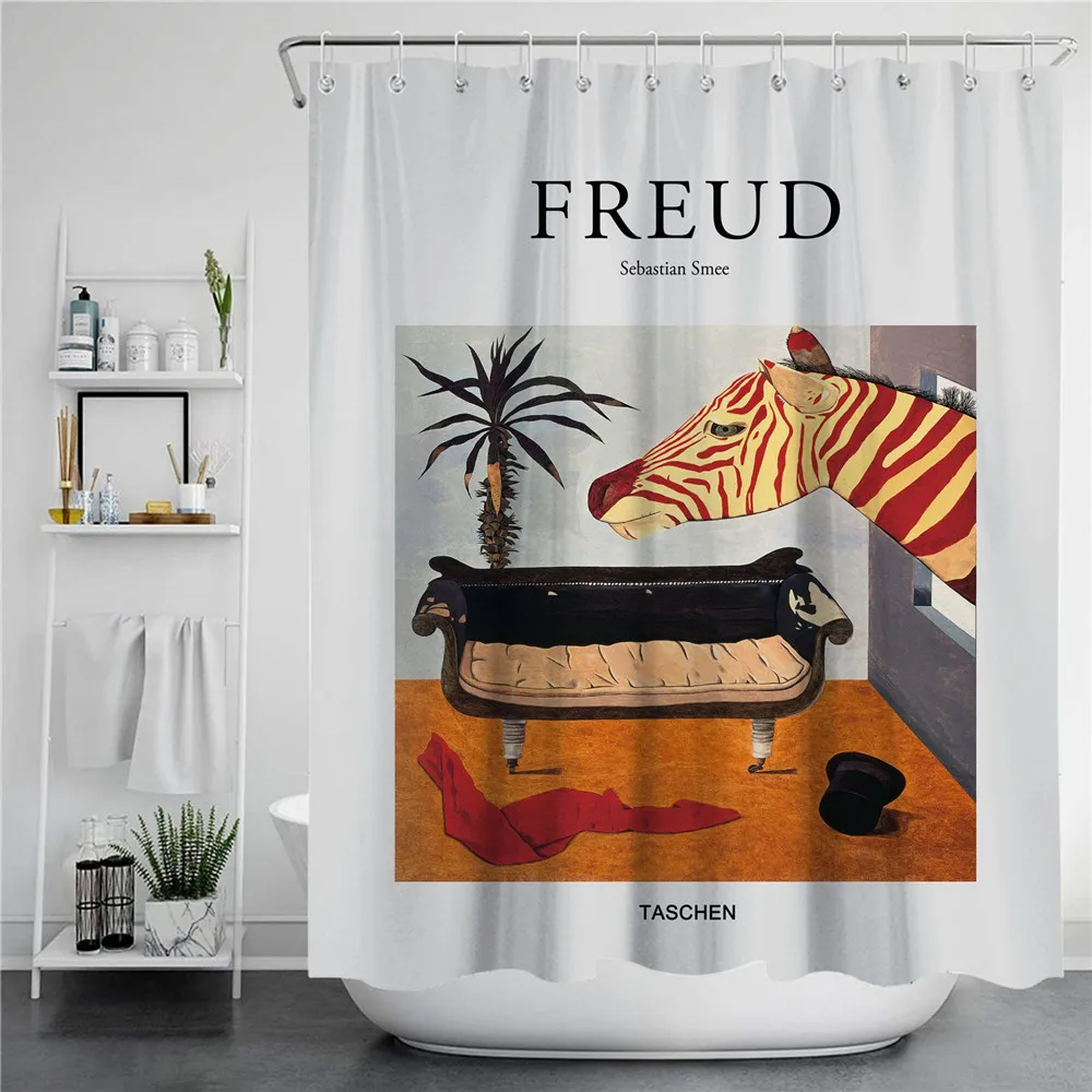 Famous Painting Pattern Modern Art Shower Curtain Abstract Matisse Art Printing Shower Curtain Bathroom