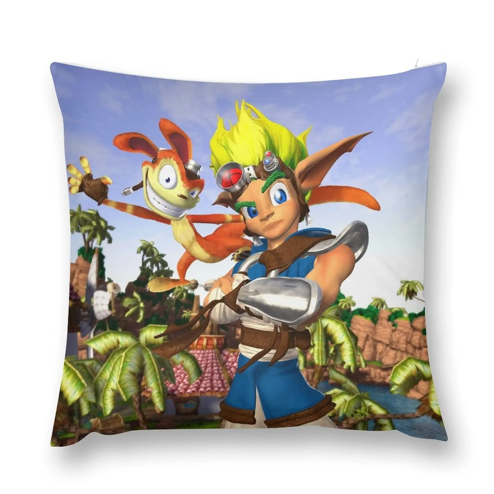 Jak and Daxter: The Precursor Legacy 2 Throw Pillow Custom Cushion Pillow Cover pillow