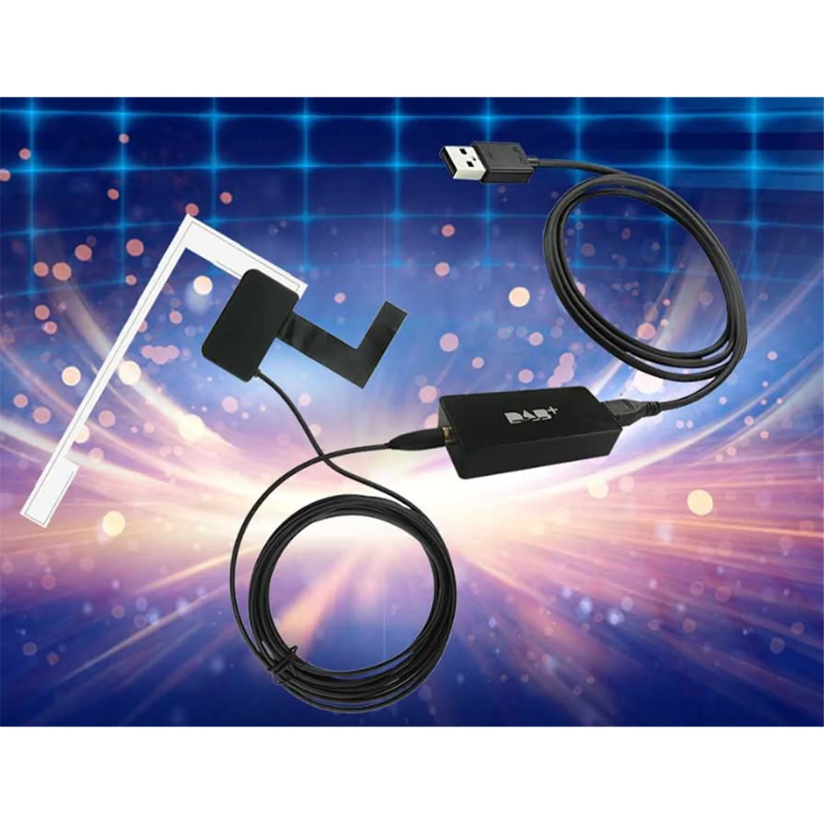 هوائي استقبال 3C-+ جديد لمشغل ستيريو راديو السيارة أندرويد مع محول USB مسح تلقائي لاستخدام تطبيق قناة قائمة الشعار