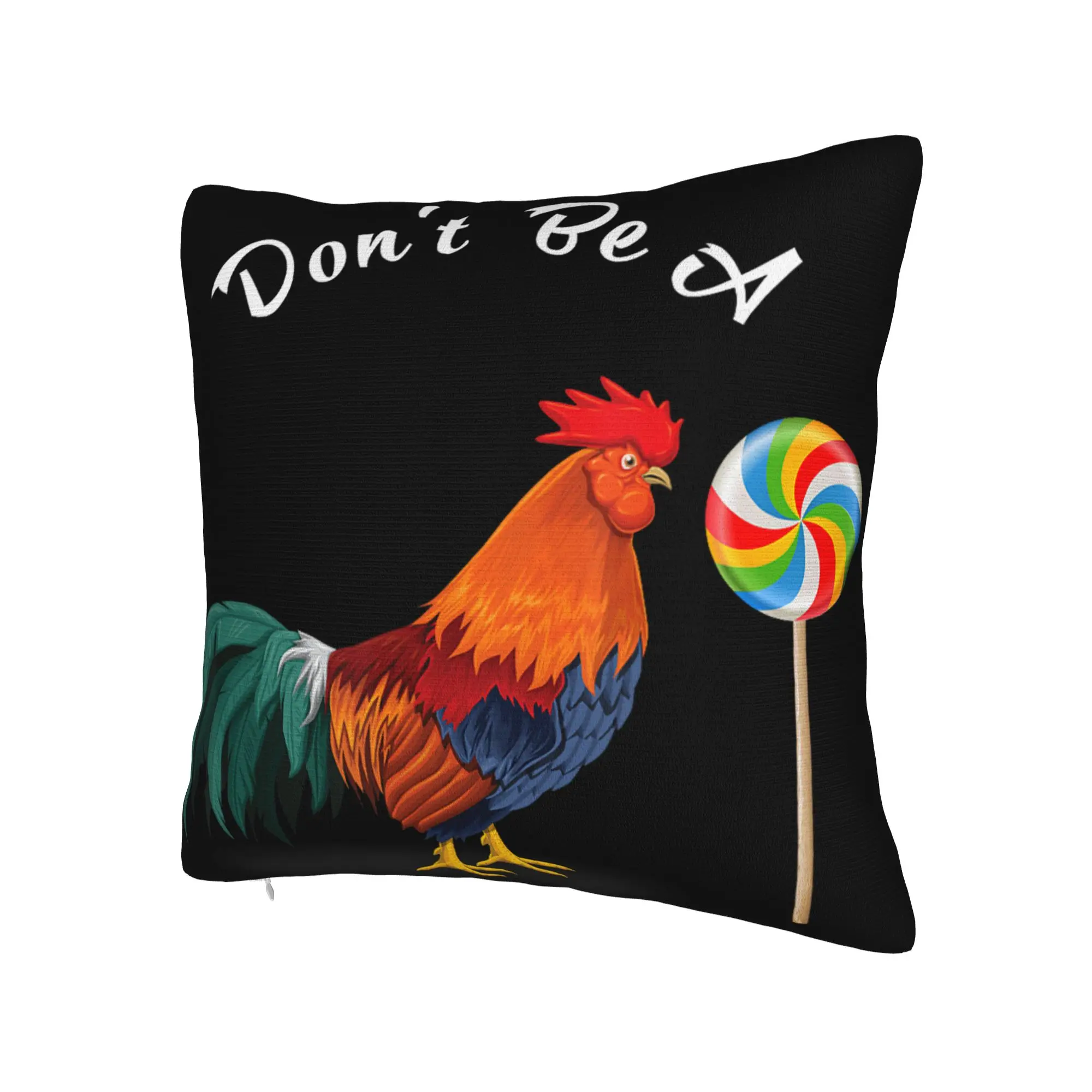 Don't Be A Sucker Funny Chicken Meme Pillowcase Stuff Printing Cushion Cover Decoration  Throw Pillow Case Cover Car Multi-Size