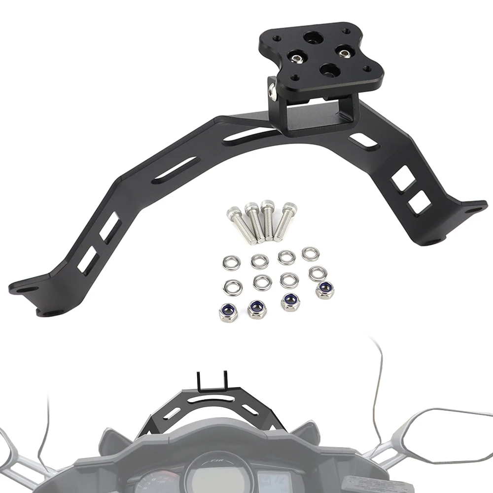 For Yamaha FJR1300 2013-2020 2021 2022 2023 2024 Motorcycle GPS Mount Navigation Plate Bracket Windshield Stand Phone Holder