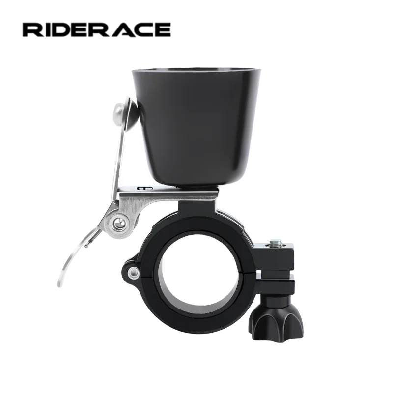 RIDERACE Retro Fahrradklingel Klassischer Klarer Lauter Klang MTB Mountainbike Lenker Ringhorn Sicherheits-Warnalarm für Straßenradfahrer