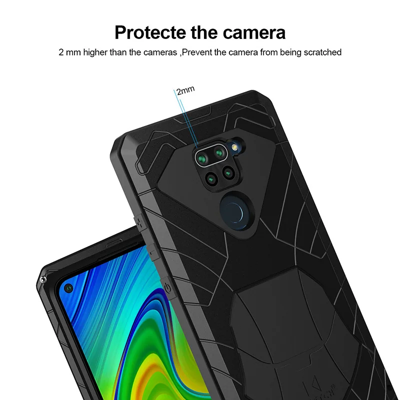 Case For Xiaomi Mi Redmi Note8 Note 9 8 7 Heavy Duty Full Protection With Screen Protector Phone Cases For Redmi Note 8 Pro