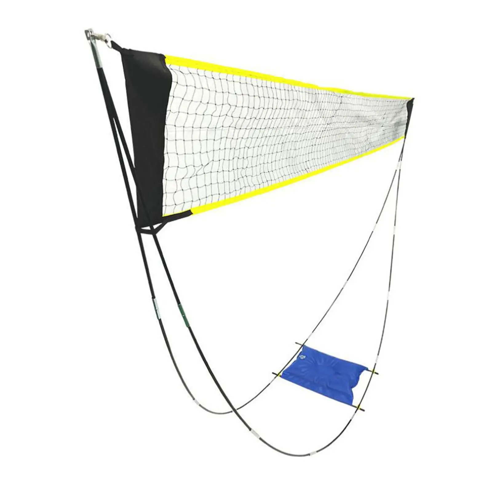 Badminton Net Set Included Carry Bag Foldable Multifunctional Volleyball Net Tennis Net Set for Games Yard Lawn Exercise Garden