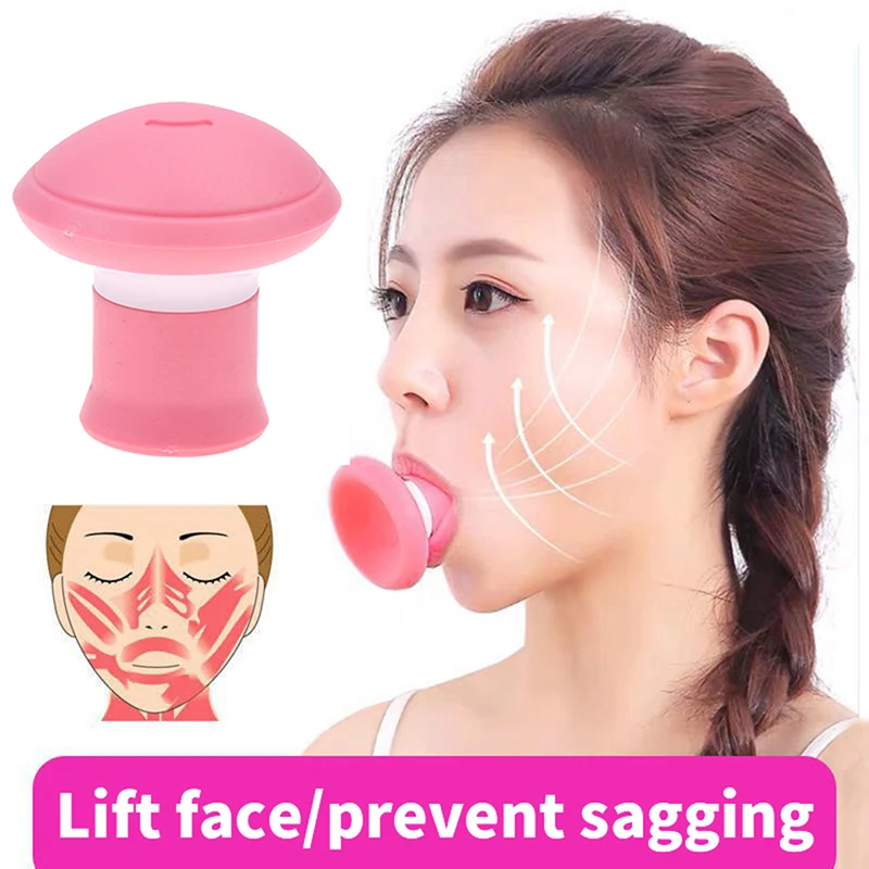 Face Slimming Tool Face Lift Skin Firming V Shape Exerciser Instrument Cute Portable Anti Wrinkle Mouth Exercise Tool Masseter