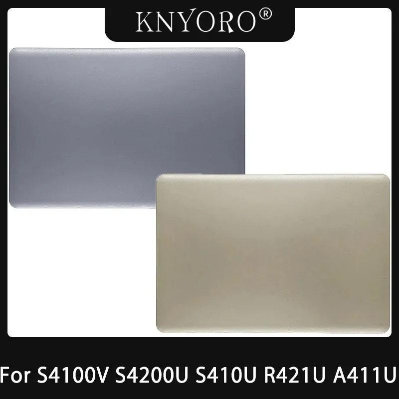 Original New For ASUS S4100V S4200U S410U R421U A411U X411U Laptop LCD Back Cover Rear Lid Gold Gray Shell Replace Spare Part