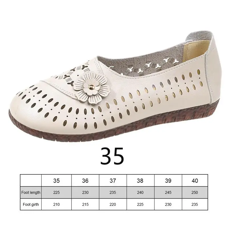 Soft Sole Non Slip Leather Shoe Comfortable Casual Walking Shoes Soft Flat Bottom Loafers Leisure Slip-on Corrective Breathable