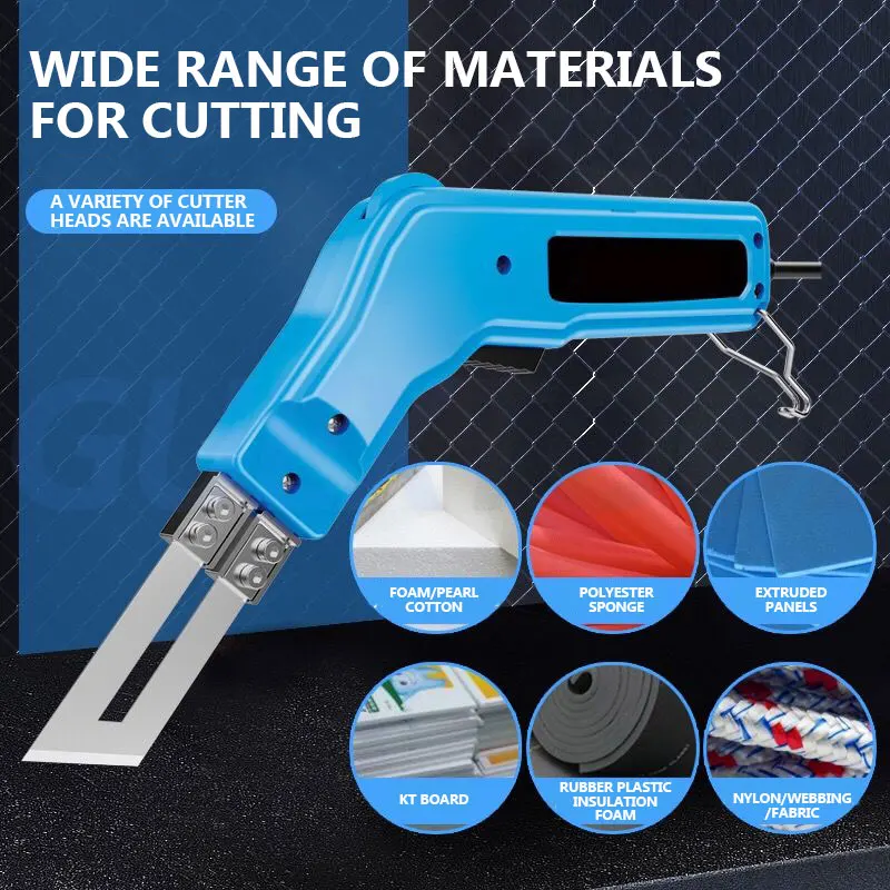 

Electric Hot Knife Rope Cutter Fabric Cutting Tool Heat Cutter Heat Sealer For Sponge Cloth Board Webbing Continuous Working