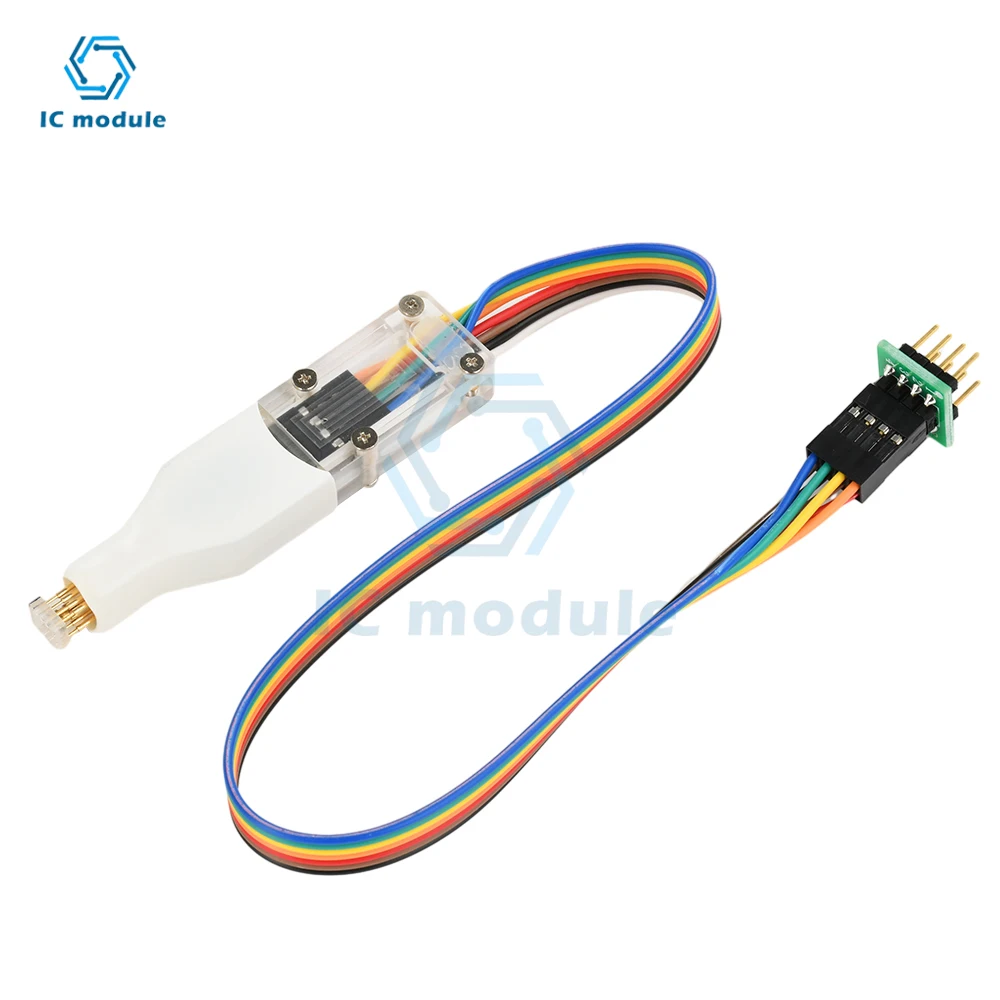 SOP8/WSON8/QDFN8 Microchip SMD Spring Pin Burn-in Read/Write Test Probe Programmer Flash Chip Burner Cable