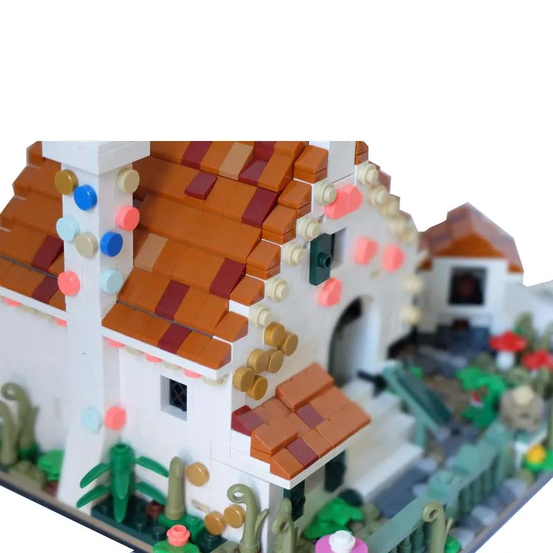 Set di Costruzioni Modulari Personalizzabili da 1721 Pezzi, Casa di Pan di Zenzero, Design Semplice Educativo Fai-da-Te, Regalo per Ragazzi e Vacanze