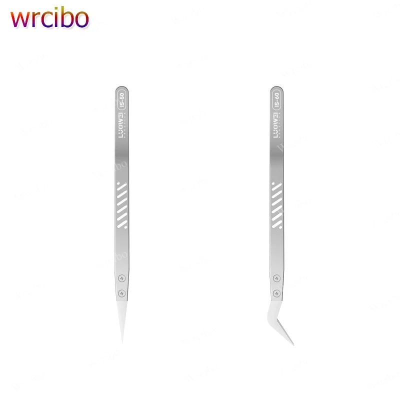 

Luowei High-Accuracy Tweezers For Mobile Repair- Ceramic Tip, for Jumper Wires, Electronic Components & Narrow Space Operations