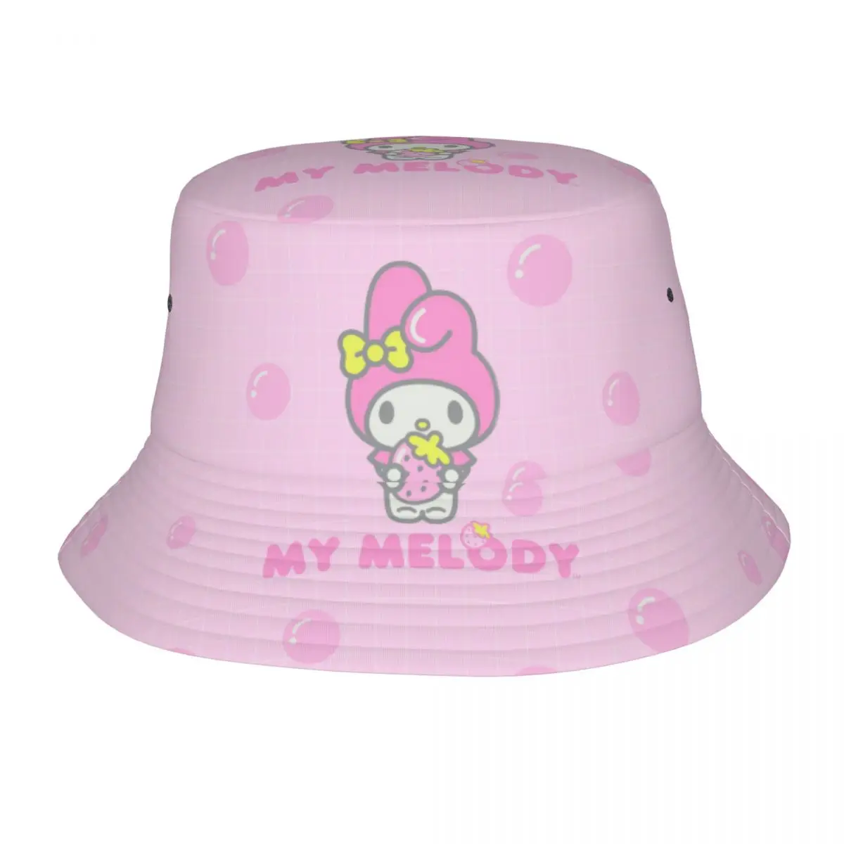 Sanrio My Melody Cute Bucket Hat for Women Men Vocation Bob Hat for Vacation Caps