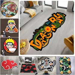 HOT Popular Anime Rug Custom NARUTO/Dragon Ball/One Piece Carpet Non-slip Floor Mat for Livingroon Bathroom Kid  Play Toys Gifts