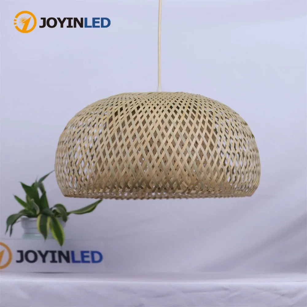 

Светильник JOYINLED: современная деревянная потолочная люстра ручной работы из бамбука, подвесной светильник для гостиной, ресторана, кафе, домашнего декора