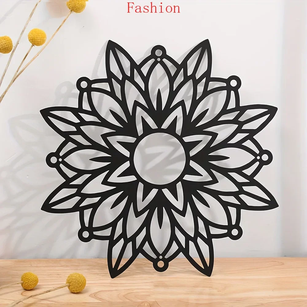 

Wildflower Mala Metal Wall Hanging Decor Flower Sign Mala SilhouetteModern Metal Flower Metal Wall Hanging Decor wall decoratio