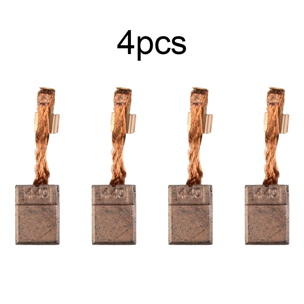 4pcs Carbon Brush For Makitafor Rotary Hammer Drill Saw Angle Grinder Power Tools Replacement Accessories CB-440 Carbon Brushes