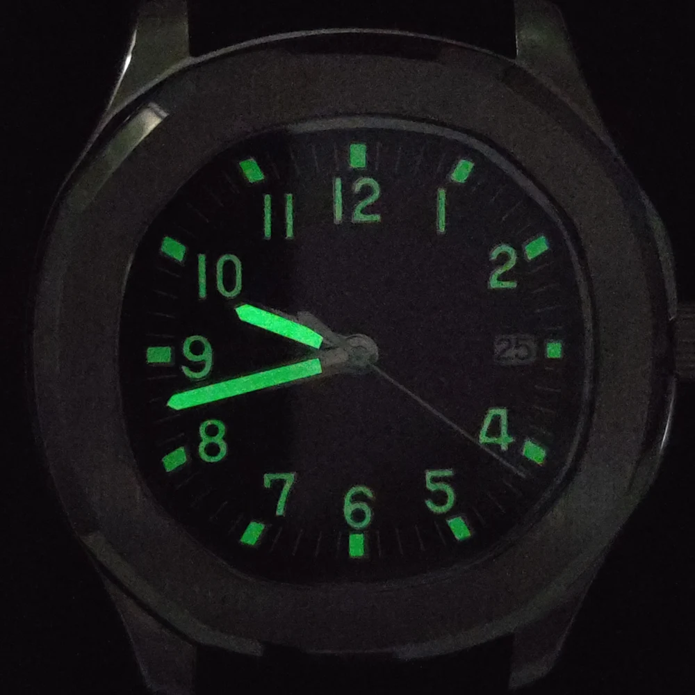 7-color luxury 42MM NH35 Men's Mechanical Watch Waterproof Rubber Band Sapphire Glass Sports Rose gold Automatic Movement Watch