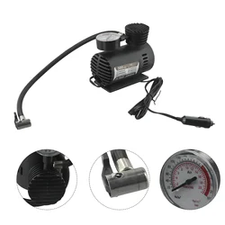 Portable 12V 300psi Air Compressor Pump Tire Tyre Inflator For Auto Motorcycle Duty Tire Inflator Electric Compact Air Pump