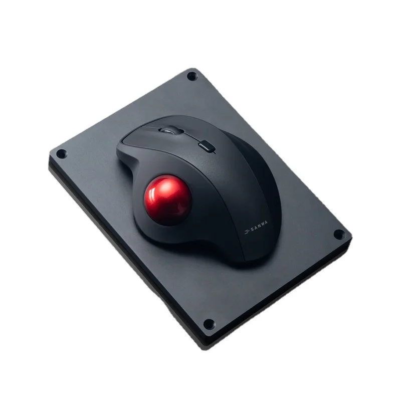 Mount Rugged Embedded Wired Ergonomic Trackball Mouse Optical Vertical Rollerball Mice 34mm Trackball