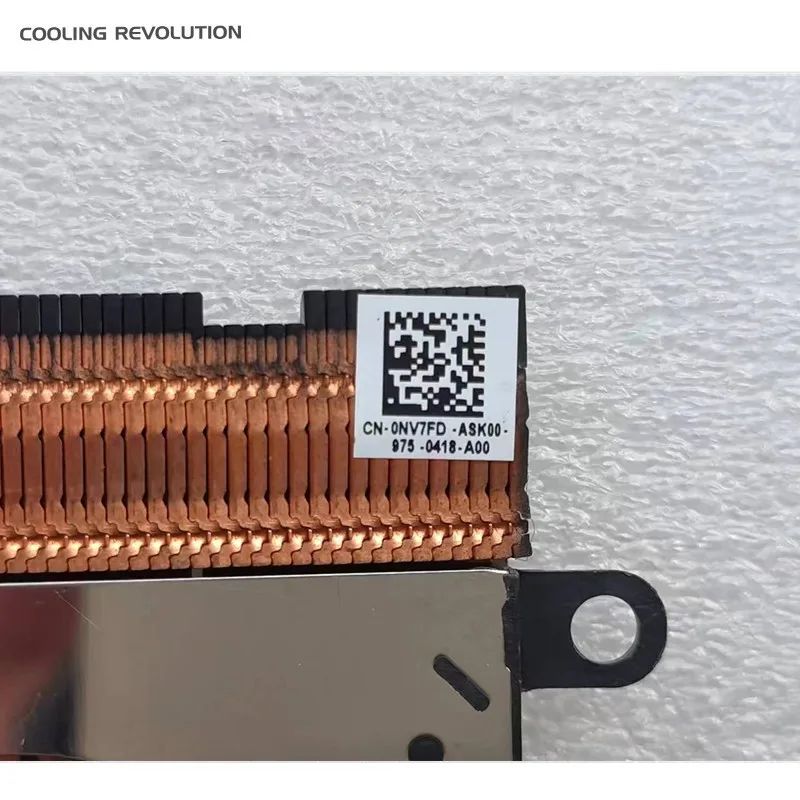 Nowy oryginalny radiator procesora laptopa wentylator chłodzący dla DELL Latitude 5480 5490 AT1SD004ZAL 0NV7FD i7-6/7/8xx(U) 930MX — zdjęcie produktu 3