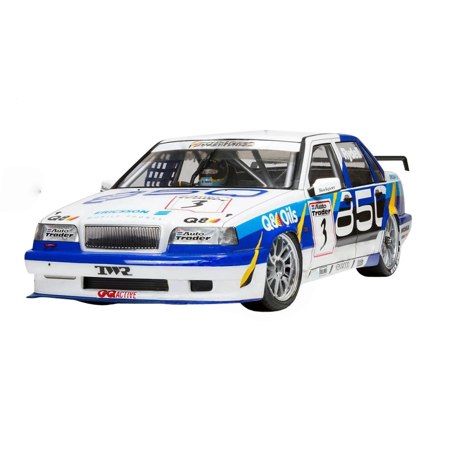 

TC050 1/10 Scale BTCC Wolvo 850 Sedan RC Drift Car Polycarbonate Clear Body Shell With Decals (257mm Wheelbase/190mm Width)