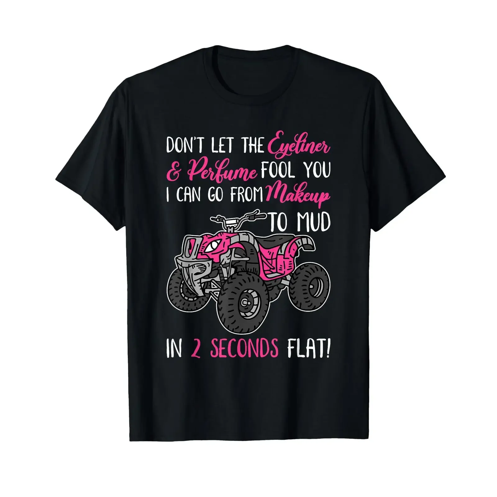 ATV Quad Bike Riding Girl for All Terrain Four Wheeler T Shirt Small vintage Washed Stylish Comfortable Unisex designer clothes