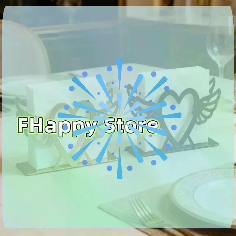 [MA]1Pc Elegant Metal Iron Napkin Holder Paper Drawer Storage Bracket Organizer For Kitchen Home Restaurant Dining Tabletop[MA]