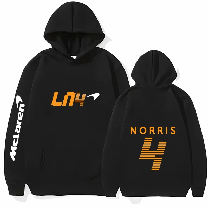 New Women's Fashion Hoodies Lando Norris 4 Pattern Print Hoody Casual Street Sweatshirt Men Women High Quality Autunm Pullovers