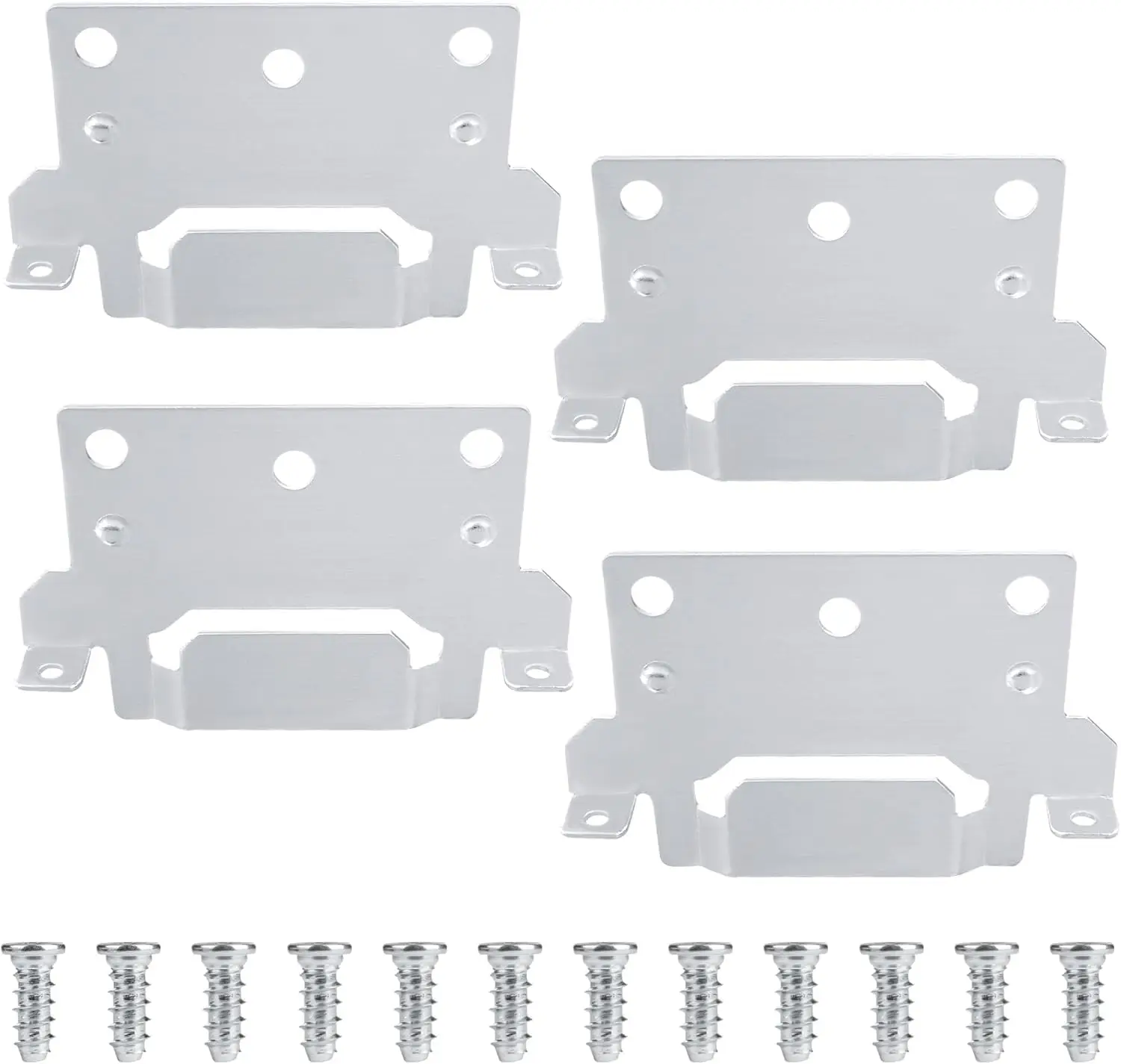 

Heavy Duty Bed Mounting Brackets 4Pcs for Skorva Midbeam Fitting Screws Included Camper Conversion Rack with 12Pc Fasteners