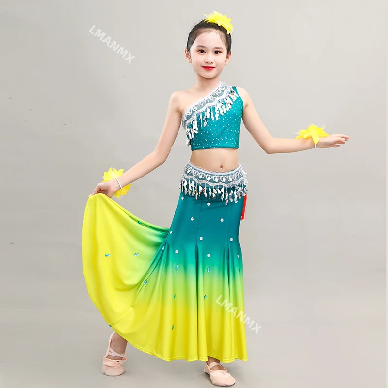 New Myanmar Guangxi Blossoming Fragrance Costume Dai Dance Children's Performance Costume