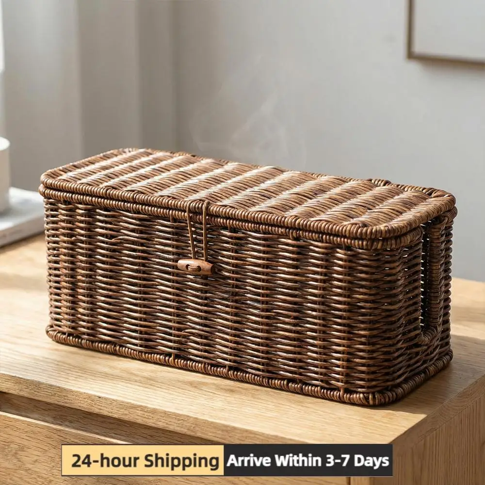 

Коробка для организации кабелей с запираемой крышкой, коробка для скрытия проводов для офиса и дома (маленькая)