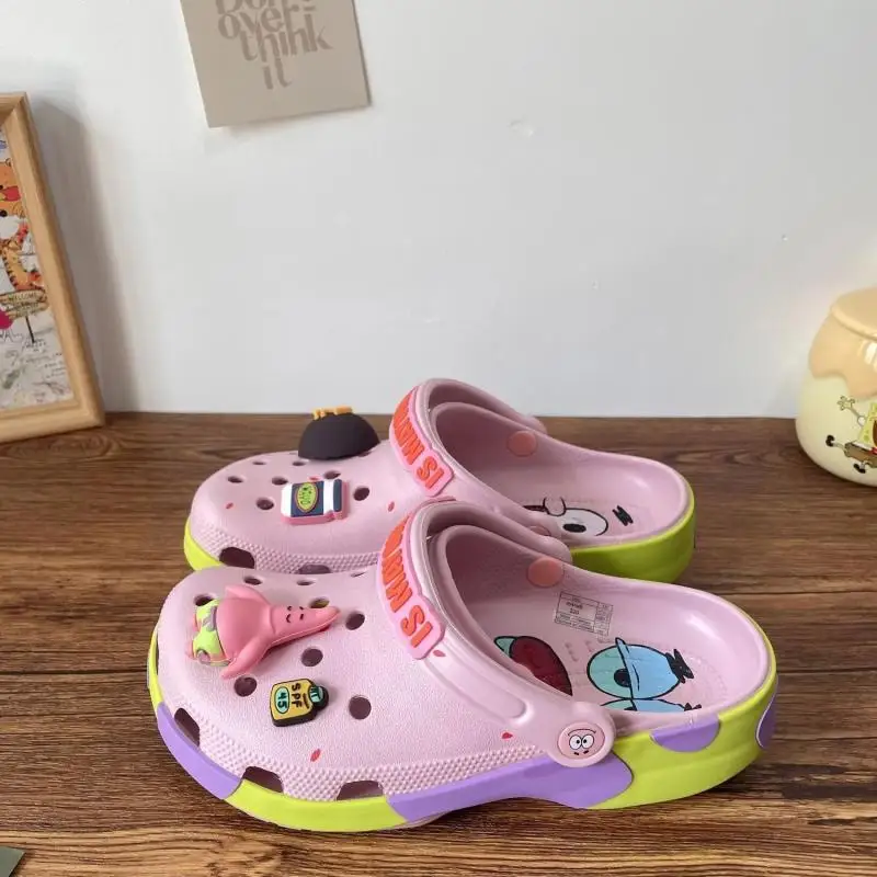 Cartoon Clogs Sommer Strand Rutschfeste Anime Spongebob Patrick Star Schuhe Eva Geschlossene Zehenpartie Komfort Ultra Coole Neue Sandalen Paar-Geschenk – Detail 10