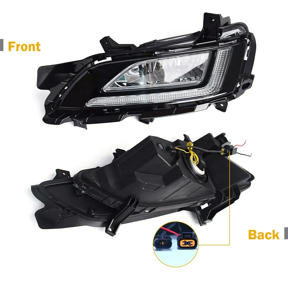 Led Fog Driving Light Daytime Running Light DRL Lamp For Hyundai Tucson 2019 2020 2021