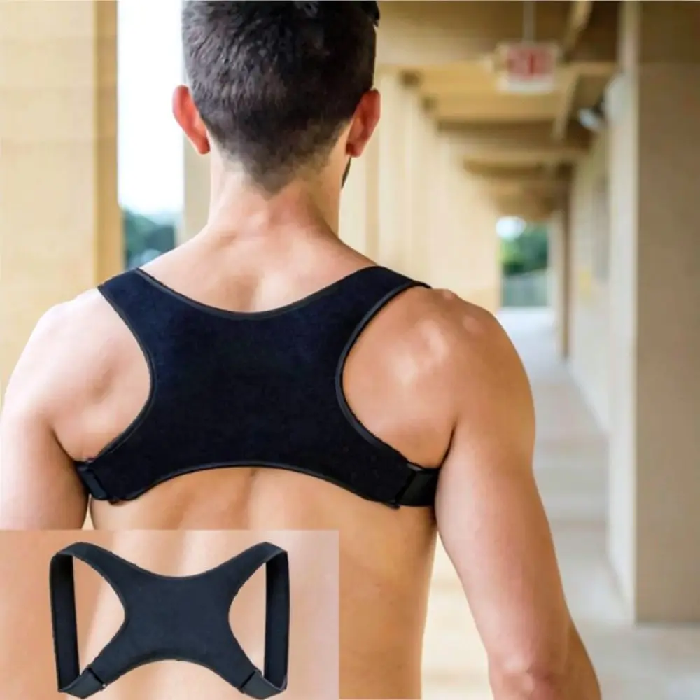 Adjustable Shoulder Back Support Belt Posture Corrector For Adult Student Breathable Spine Correction Harness Gear