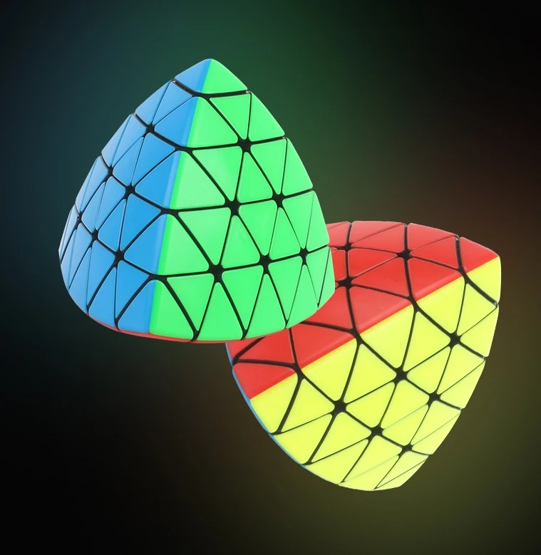 YuXin HuangLong Fifth-order Pyramid Magic Cube Strange Shape Speed Cube Puzzle Toy Children Gift Cubo Magico Puzzle
