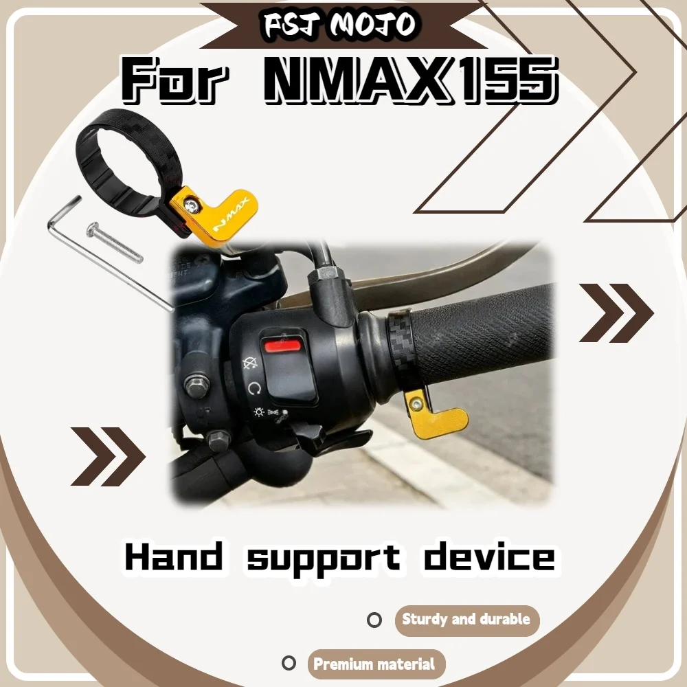 For NMAX155 Dedicated Throttle Grip Auxiliary Lock Adjustable Tension Easy Control Constant Speed Riding Parts