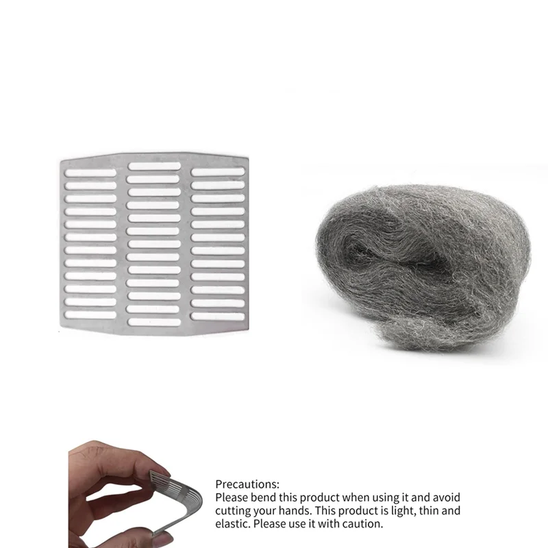 

FAST-40PCS крышки сливных отверстий из нержавеющей стали для кирпичных стен, заполнение стальной шерсти, огнеупорные кирпичи для заполнения разных размеров