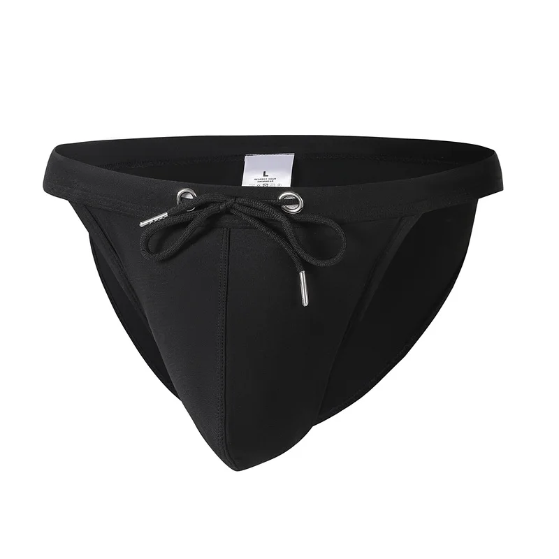 New swimming trunks slender waist men's swimming trunks foreign trade triangle swimsuit European and American new fashion D101