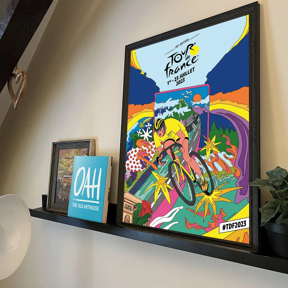 Tour of F-France Anime Posters Sticky Whitepaper Prints Posters Artwork Kawaii Room Decor