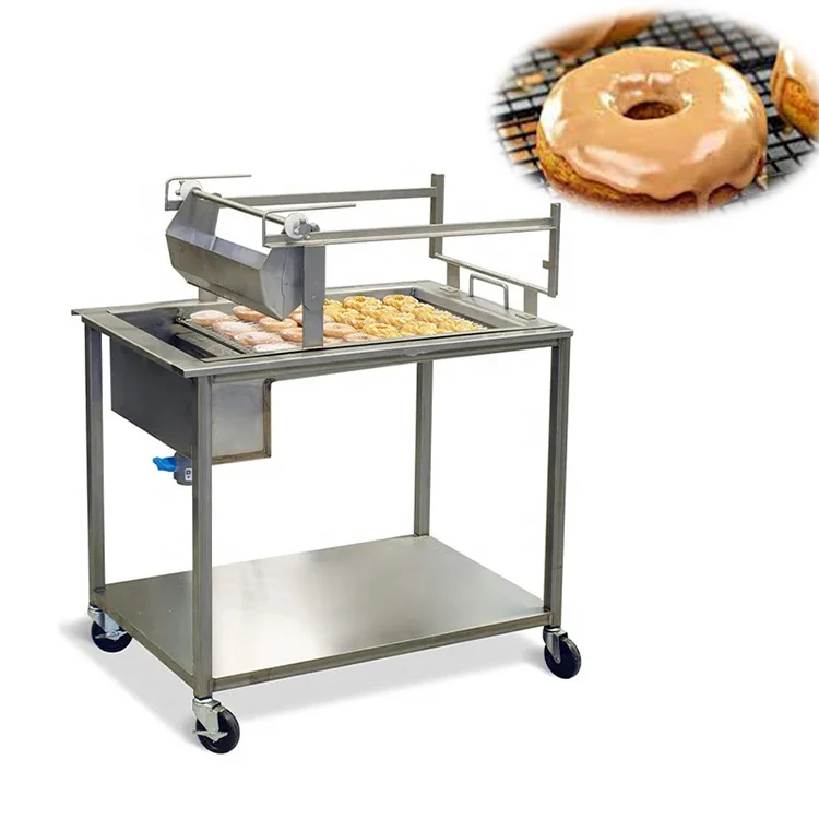 Manual Operation High Productivity Lightweight Bakery Chocolate Glazing Doughnut Icing