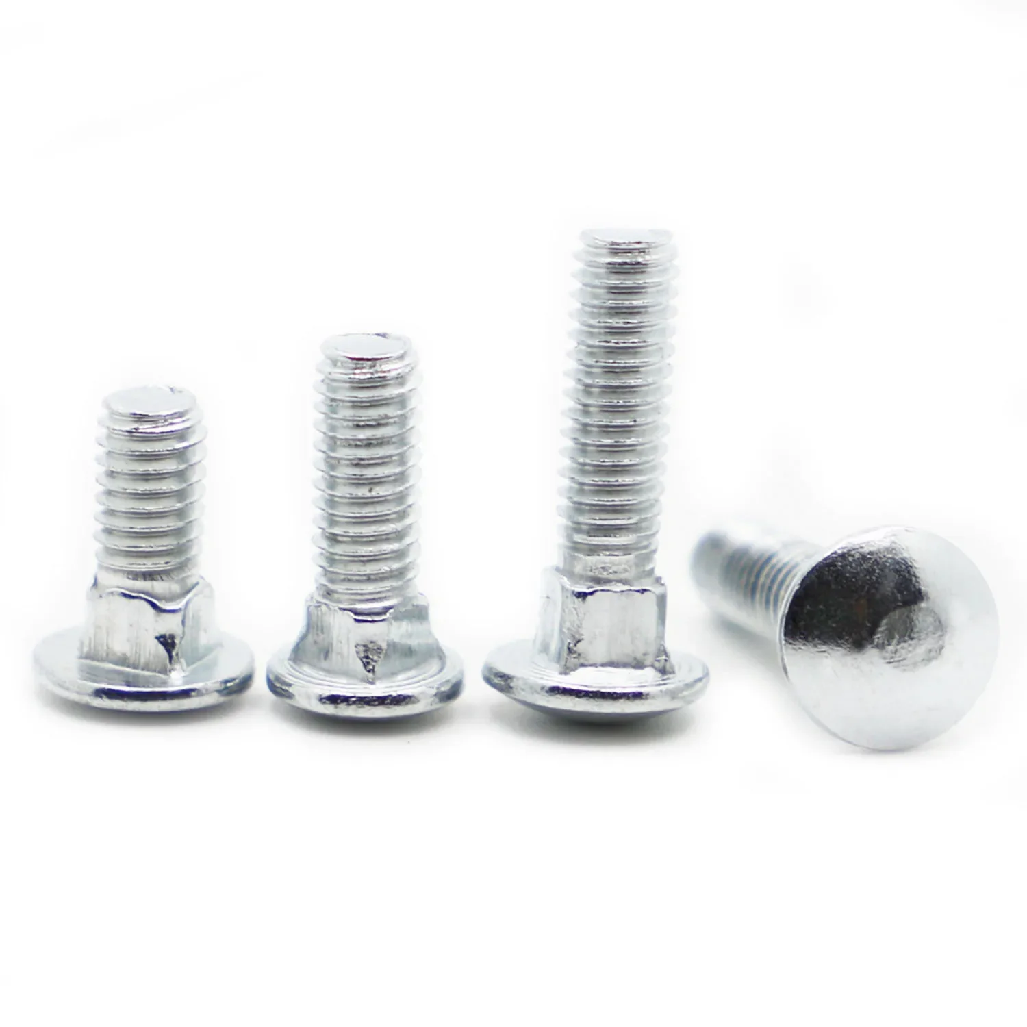

M4 M5 M6 M8 M10 M12 Galvanized GB12 DIN603 Truss Round Head Square Neck Carriage Screw Coach Bolt for Shelf Desk L=10-100mm