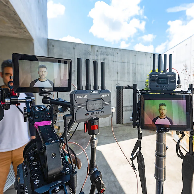 Hdmi беспроводной передатчик и приемник CineView SE Accsoon совместимый 1080P 350M 5,8 ГГц видео DSLR камеры проектор TV принадлежности