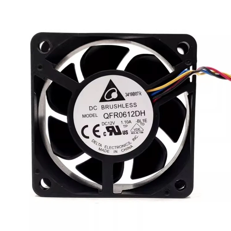 Original QFR0612DH 6025 12V 1.10A 6CM super large air volume double ball bearing cooling fan