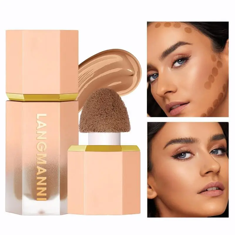 リキッドエクステ長持ちするリキッドコンフォートスティック防水化粧品ライト式メイク用品ソフトエアクッションブラシヘッド