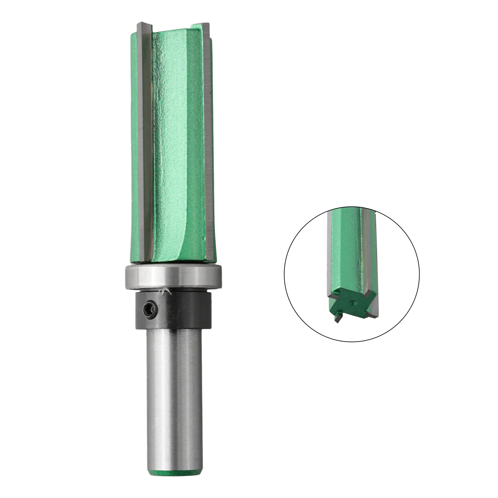 1PCS 8mm Shank Straight Woodworking Router Bit Set Carpenter Milling Cutter 8/12mm Milling Cutter Four-blade Bearing