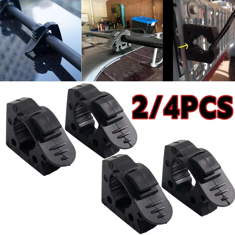2/4PCS Rubber Clamp Shovel Holder Quick-Release Clamp Mount Bracket for Off-road Vehicles Hunting Truck Trailer
