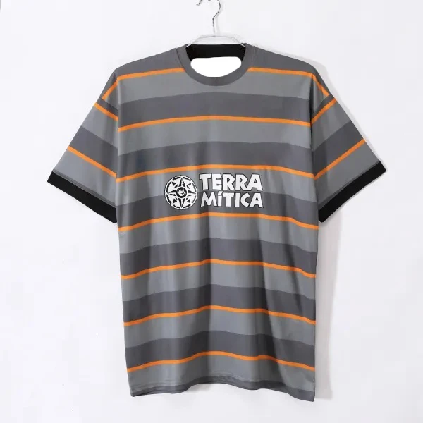 Las camisetas de fútbol Valencia Second Away 99-00 son impresas en 3D de manga corta para hombres y mujeres