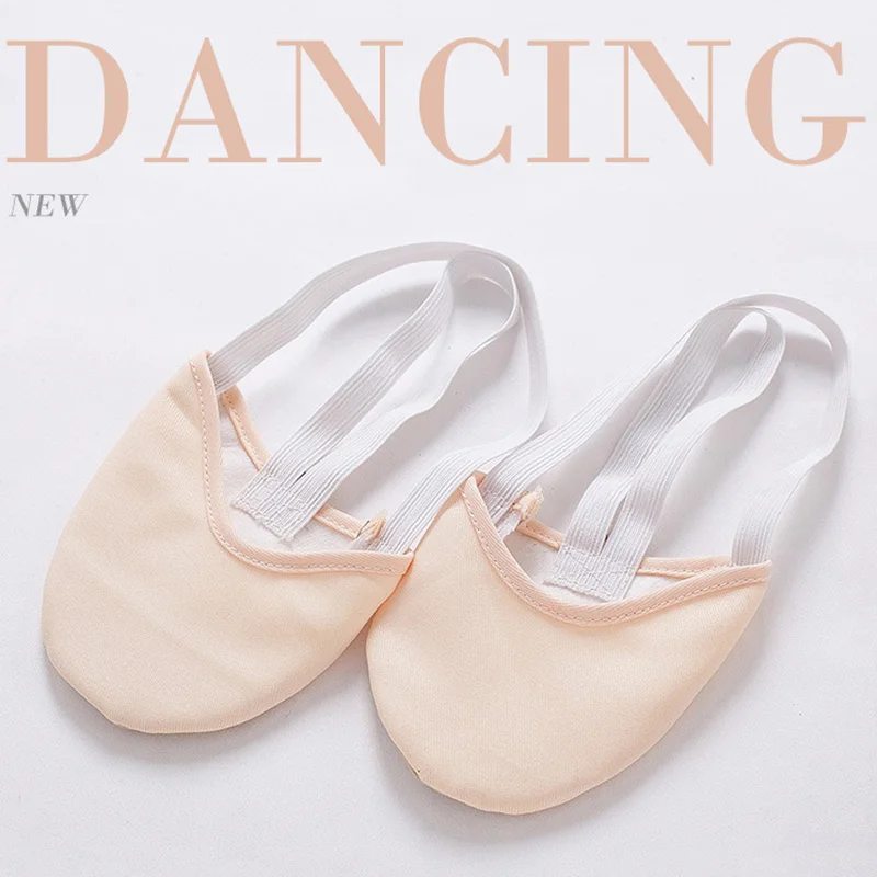 USHINE, zapatos de baile de punta de Ballet con suela de cuero medio PU, zapatillas de gimnasia rítmica, pies para niñas y mujeres